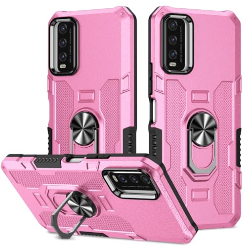 Coque Vivo Y20 robuste rigide PC anti-chute avec anneau support rotatif