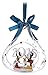 Disney's Mickey and Minnie Mouse Glass Drop Sketchbook Ornament -- 2015 Edition