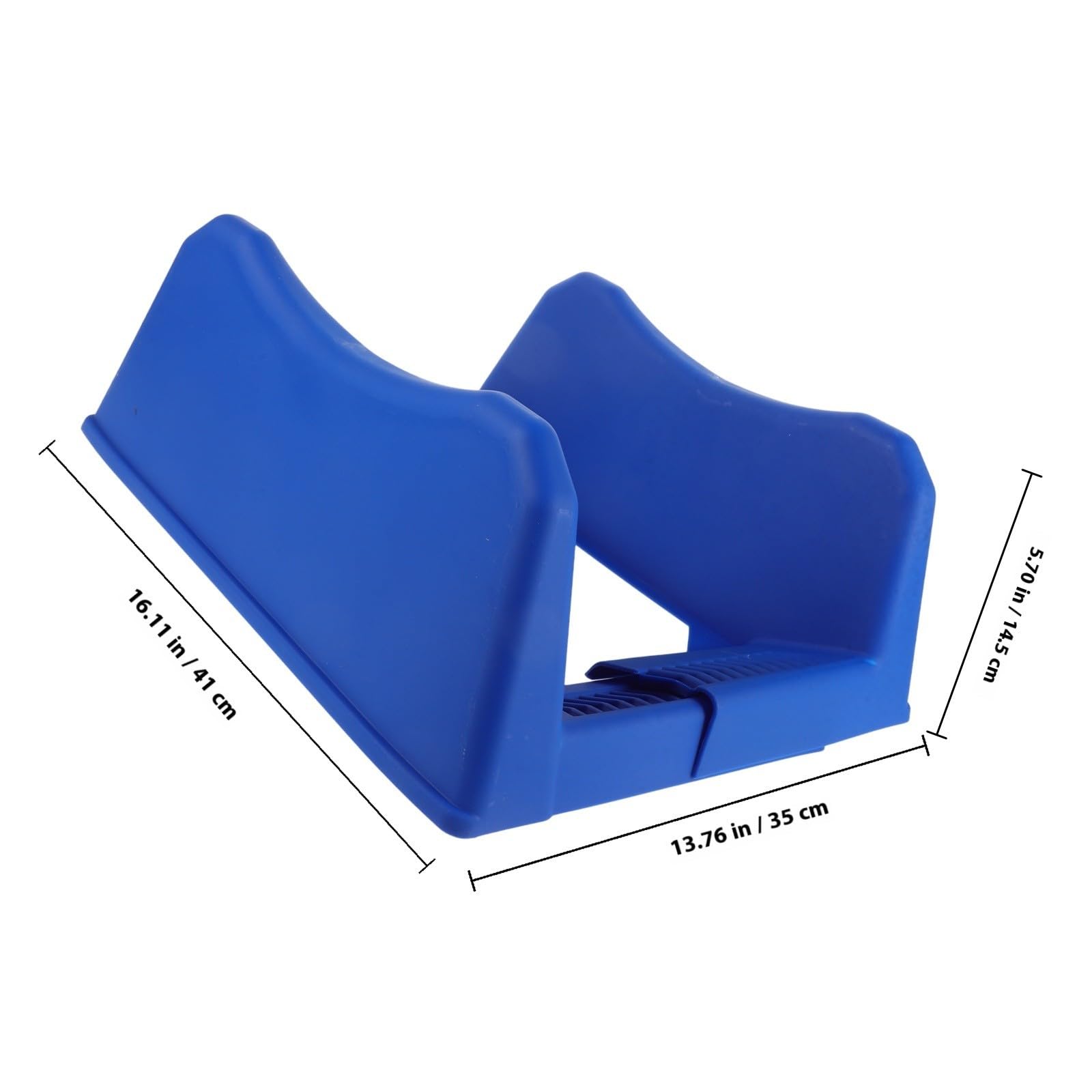 Rastrelliera Porta Pneumatici Blu con Base Mozzo Ruota, Supporto Espositore in Plastico per Uso Domestico e Garage, Soluzione Pratica per Stoccaggio e Esposizione