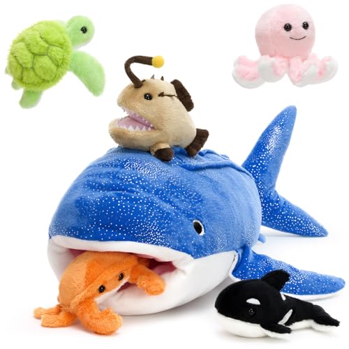 MorisMos Requin Baleine Peluche Géante...