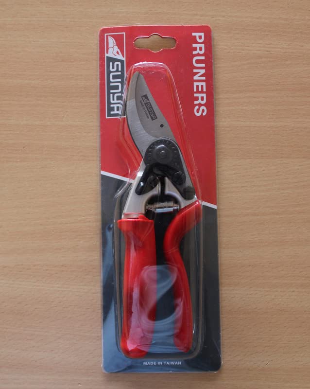 Sunya Professional Pruning Shears Bypass Hand Pruner Less Effort Garden Clipper with Sharp Blade and Comfortable Handle Tree Branch Secateurs (B09SB47HVH) Amazon Price History, Amazon Price Tracker