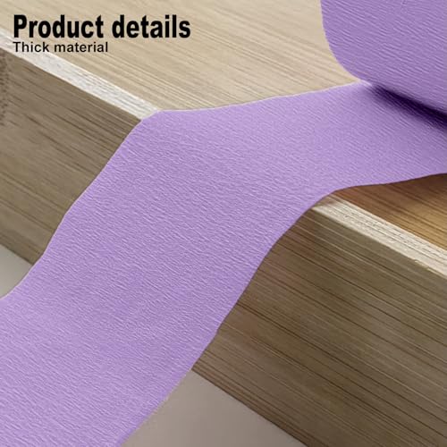 Image of 4 Crepe Paper Streamers Rolls, 328ft Pack of Pink and Purple Crepe Paper for Girls Women Birthday Baby Shower Wedding Anniversary Party Decorations (1.8 inch x 82 ft /Roll)