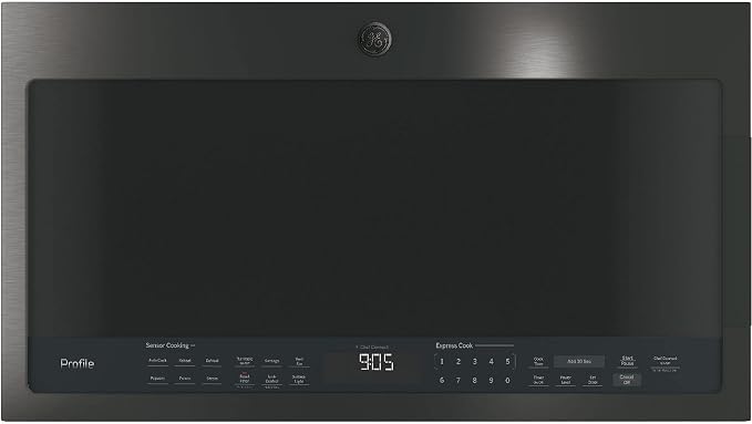 Amazon.com: GE Profile - Horno de microondas de acero inoxidable negro :  Hogar y Cocina