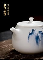 Vista 1 de Tetera pequeña con infusor Teteras para adultos La tetera de oficina Tetera de porcelana Infusor Tetera de la oficina Tetera