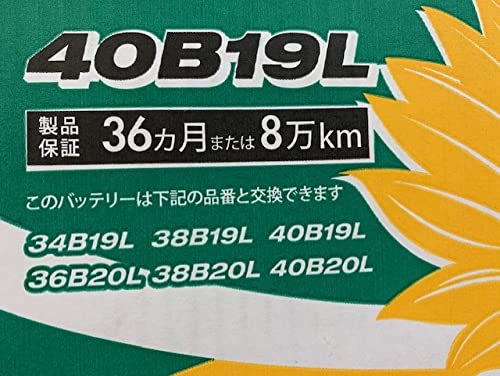 Amazon.co.jp: 環境対応車対応バッテリー エコロングセーブ 40B19L 