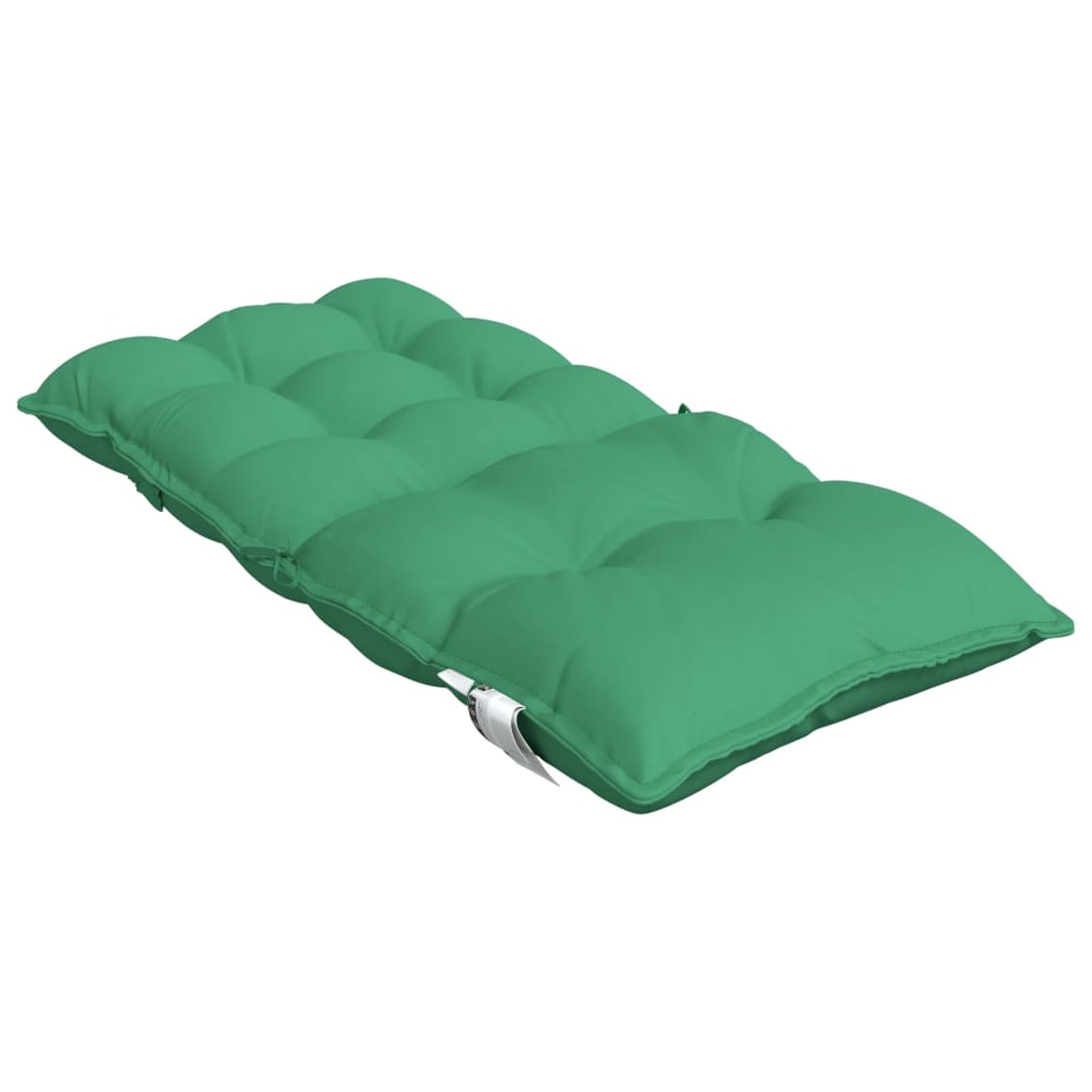 Confezione da 4 cuscini per sedia da giardino con schienale basso, impermeabili, in tessuto di bue verde, per patio e terrazza, accessori per mobili da giardino comodi e durevoli