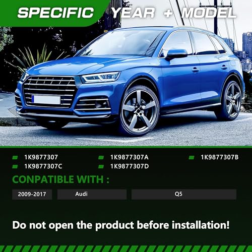 Image of Sunshade Cover Sunroof Compatible with Audi Q5 2009-2017 Replace # 1K9877307 (Gray)