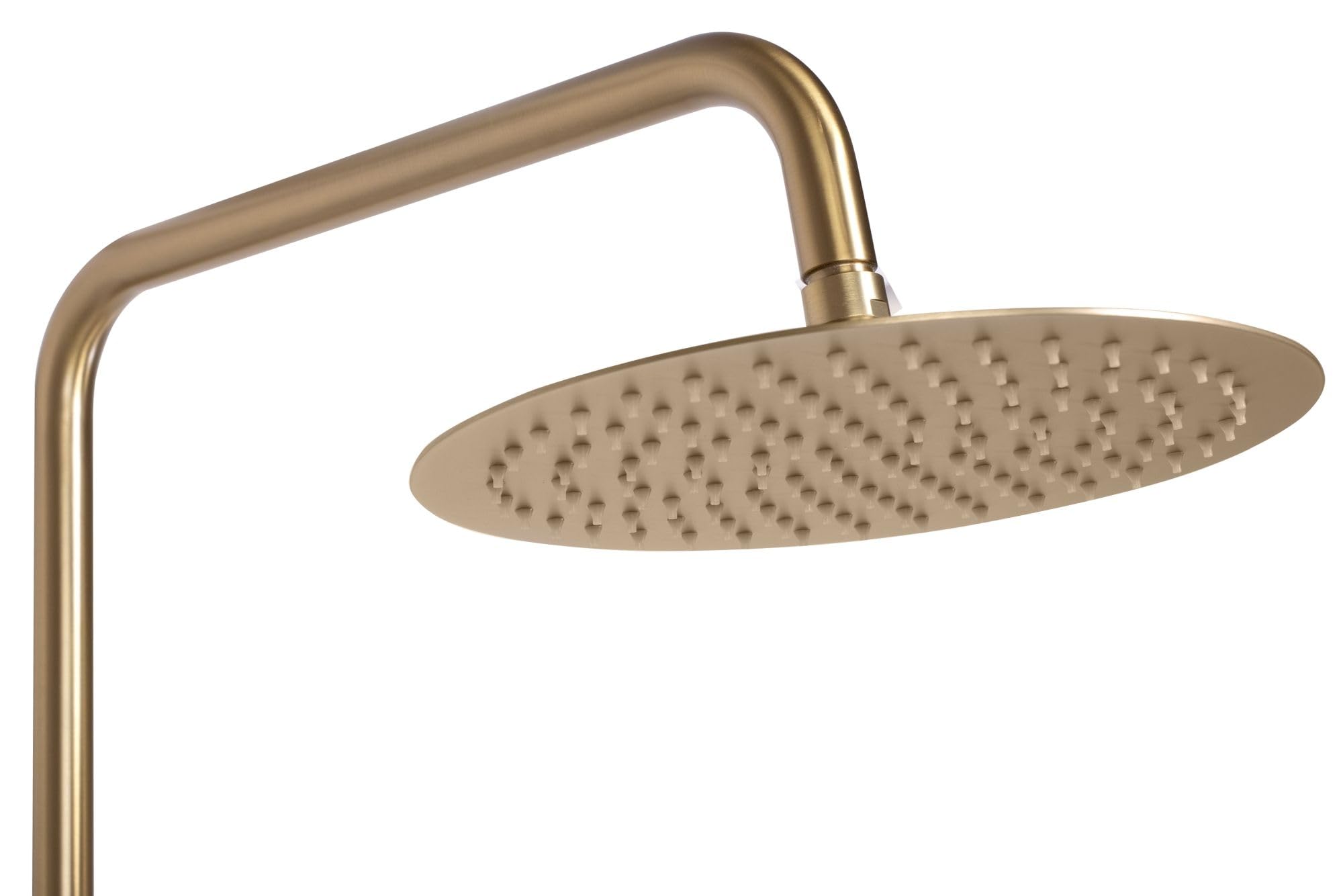 Opbouwset Bad- en Douchekraan Brauer Gold Edition Thermostatisch Met Glijstang En Handdouche 3 Standen Geborsteld Goud - Megadump Tiel