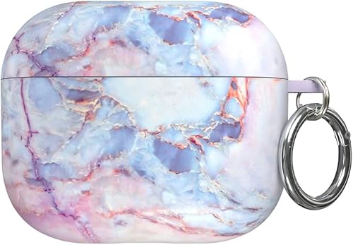 Miniatura 34 de Velvet Caviar Funda compatible con AirPods de tercera generación con llavero – Lindas fundas protectoras duras para AirPod 3 para mujer – Rosa