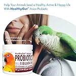 HealthyGut™ Avian Probiotics Dietary Supplement for Parrots, All-Natural Digestive System Formula (120 Servings) - Image 6