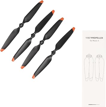 Taoke 2 Pairs 1157 Low-Noise Quick Release Propellers compatible with DJI Matrice 4/4T/4E Drone
