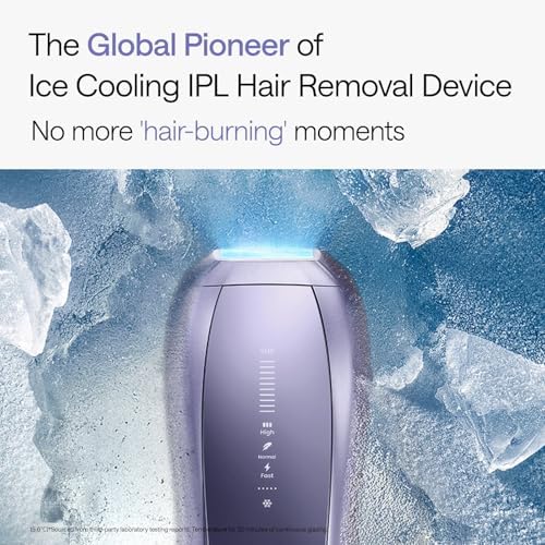 Image of Ulike Air 10 IPL Hair Removal Device with Long Handle Razor, Ice-Cooling Permanent Hair Reduction for Women and Men, Dual Lights, Skin Sensor & USHR Mode, Nearly Painless At-Home Hair Removal