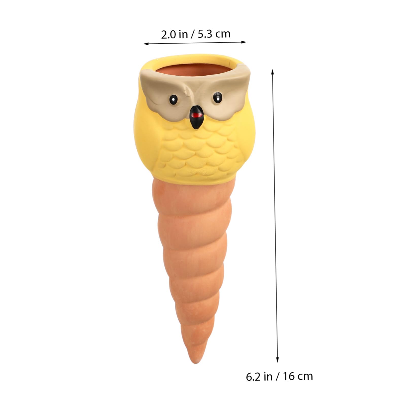 Toyvian Picots D'arrosage Automatique de Hibou 4 Pièces en Céramique Système D'arrosage Facile à Utiliser pour Plantes en Pot pour Pots de Fleurs Intérieurs