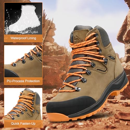 Image of Men's Hiking Boots - Durable and Comfortable Men's Climbing Boots for Rugged Outdoor Adventures, Perfect for Hiking, and Climbing