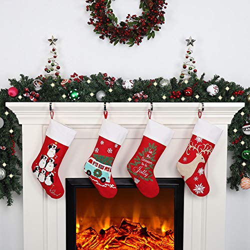 Alice Doria 21“ Crewel Stitch Embroidery Christmas Stocking With Cat Sitting Under Christmas Tree Pattern … #TOP3