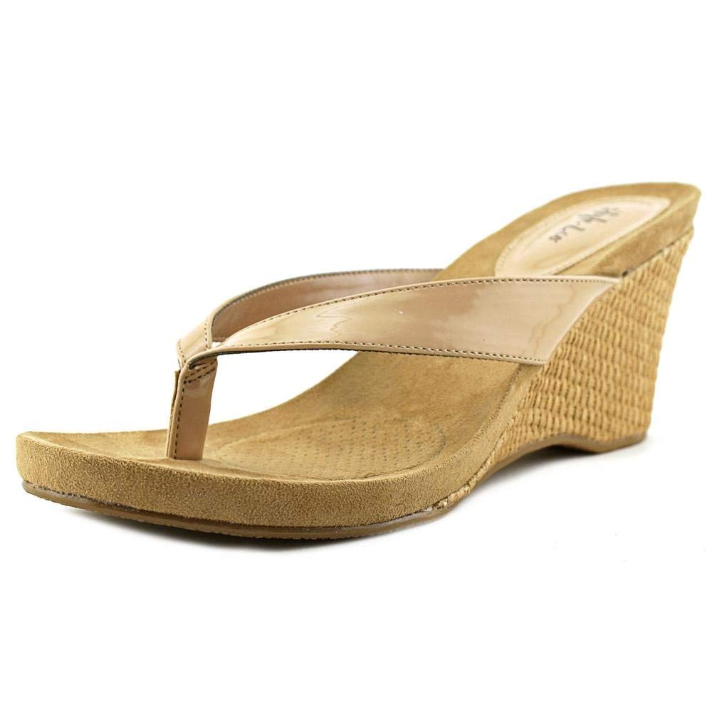 Style & Co. Womens Chicklet Thong Wedge Sandals