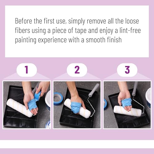 image for Bates Choice Bates- Paint Roller Covers, 9