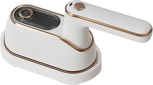 Plancha de vapor de mano, 1200 W de alta potencia, máquina de planchar de doble propósito en seco y húmedo, máquina de planchar con mango giratorio