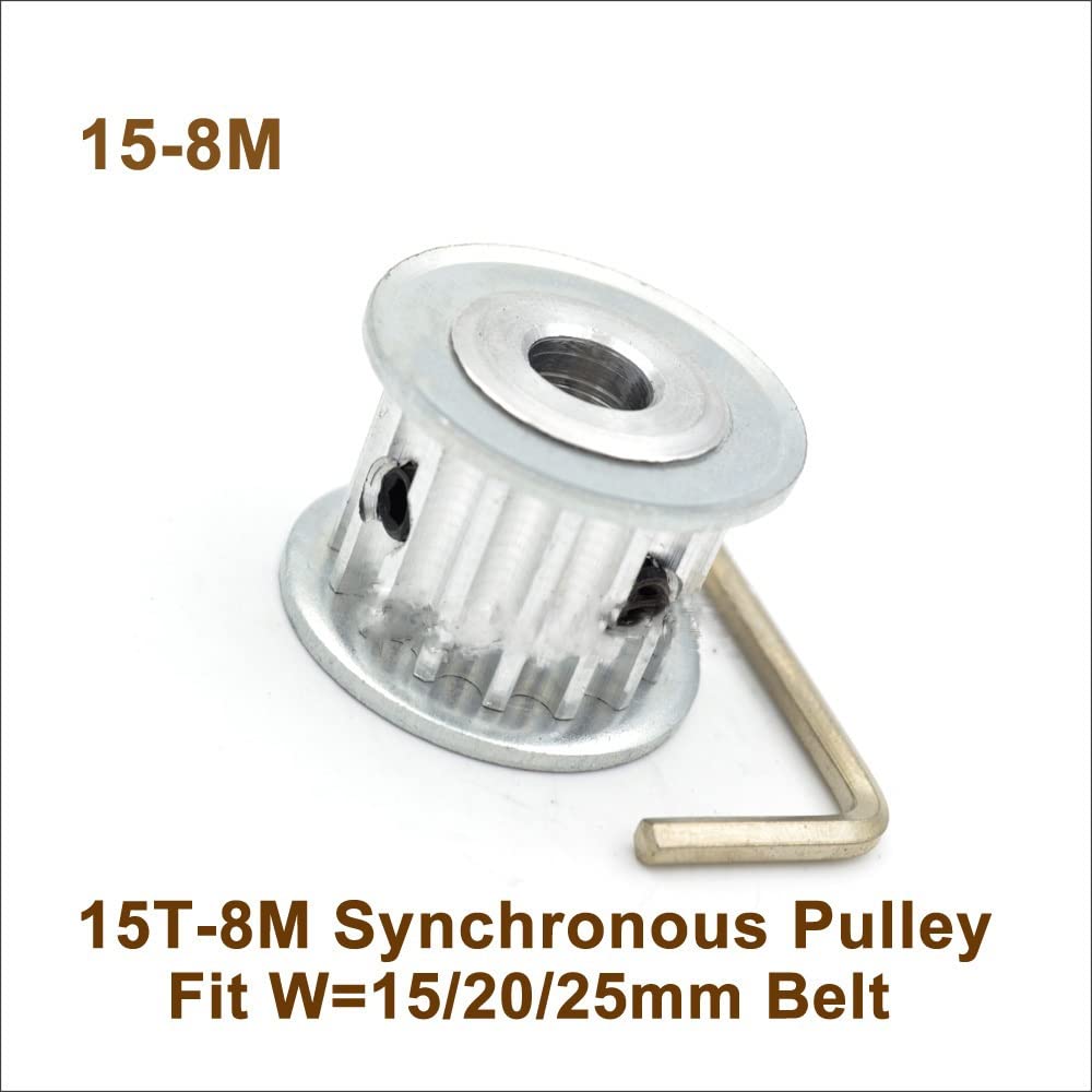 1 Pz HTD 8M AF Puleggia Dentata 20T Denti Foro 8 Mm - Foto 12