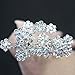 20pcs Women's Fashion Wedding Bridal Beautiful Pearl Flower Crystal Hair Pins Clips (Style 3)