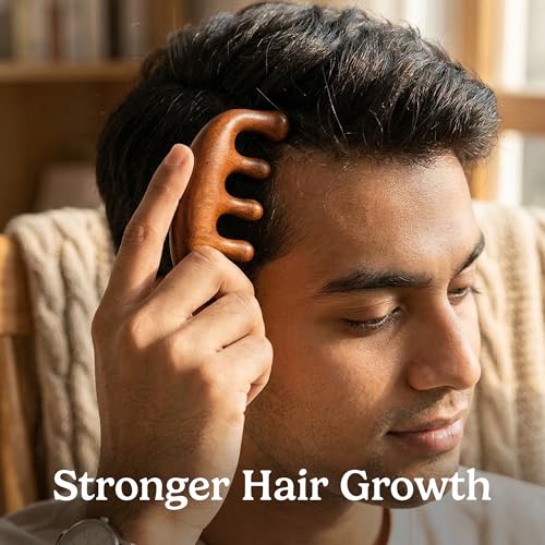 Image of Balayantra: Wooden Scalp & Head Massager Roller for Hair Growth