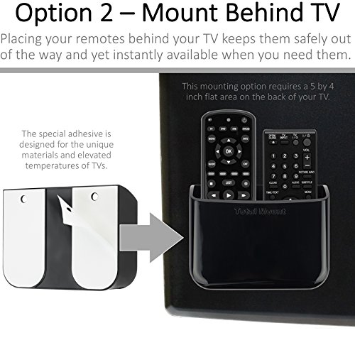 Totalmount Universal Remote Control Holder - Large (Black) #TOP4