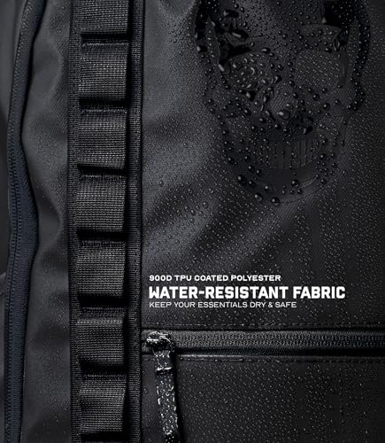 Gymreapers Gravestone 21L Backpack Travel Gym Bag Water-Resistant Lightweight Laptop Sleeve Carry On Luggage for Men & Women (Onyx)4