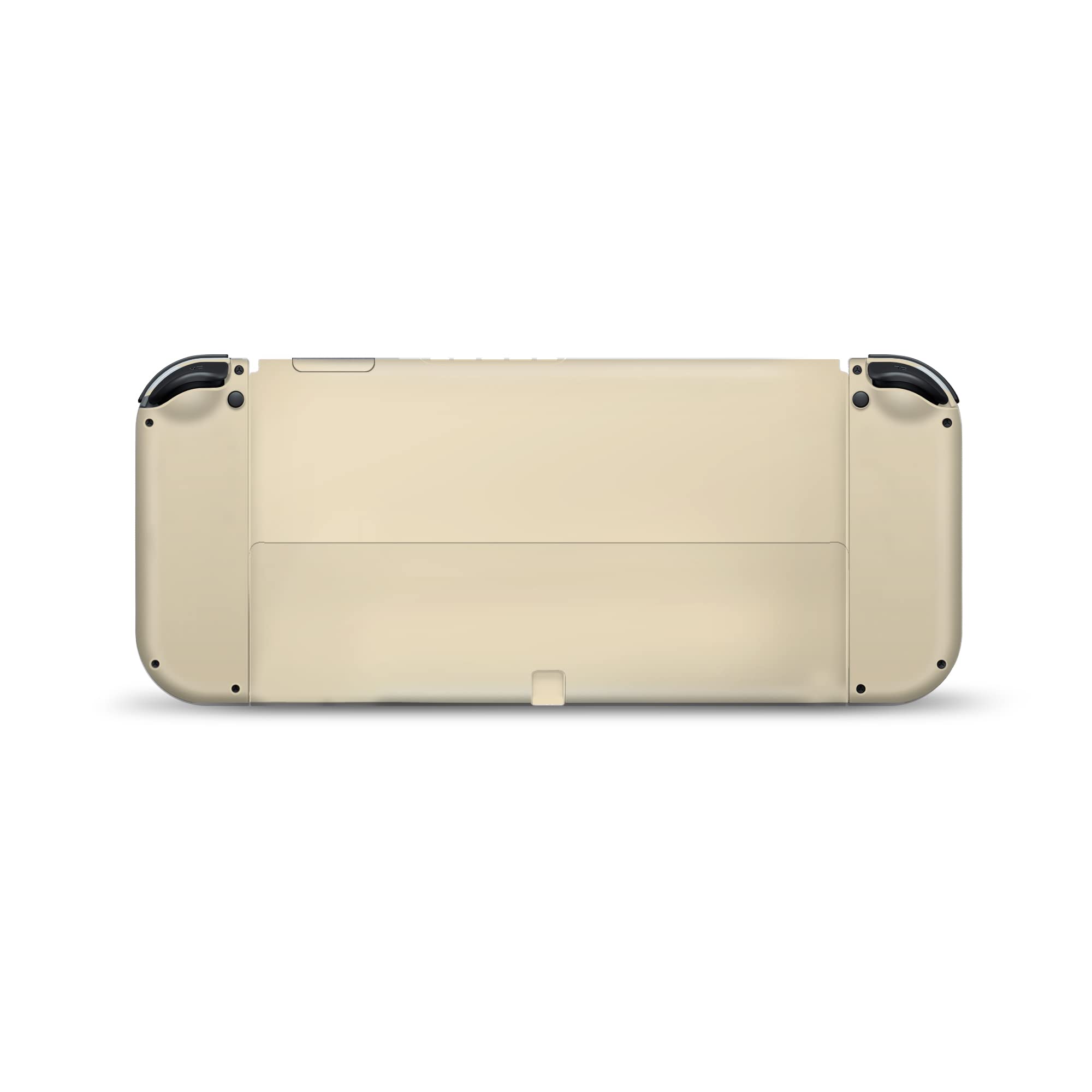 Tacky Design Pelli classica tinta unita per Nintendo Switch OLED Skin- Vinile 3M Nintendo Switch OLED Accessori Set - Colore semplice per Console, Dock, Joy Con Wrap - Decalcomania Full Wrap (marrone)