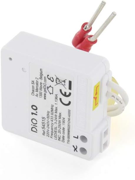 Chacon DI-O 54515 Universal Micro Dimmer Module, White