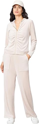 Cable & Gauge Ruched Zip-Up Velour Set