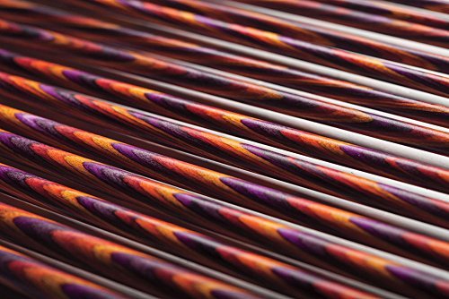 Knit Picks Straight Single Point Wood Knitting Needle Set Us 4-11 (Radiant 10") #TOP2