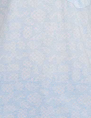 Image of Colorplus Men's Pure Cotton Print Pattern Tailored Fit Polo Neck Half Sleeve Casual T-Shirt