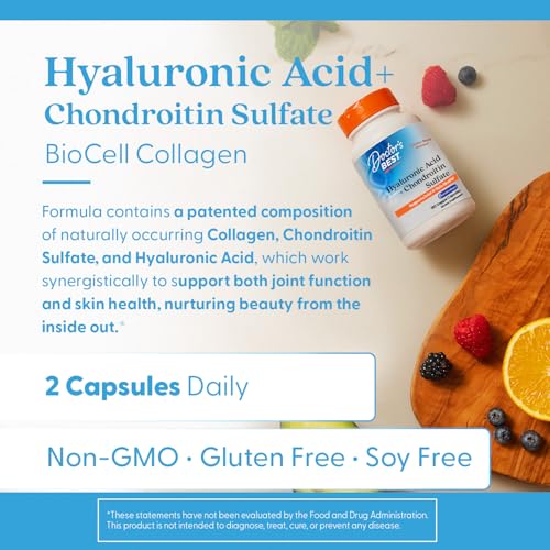 Doctor's BEST Hyaluronic Acid Chondroitin Supplement