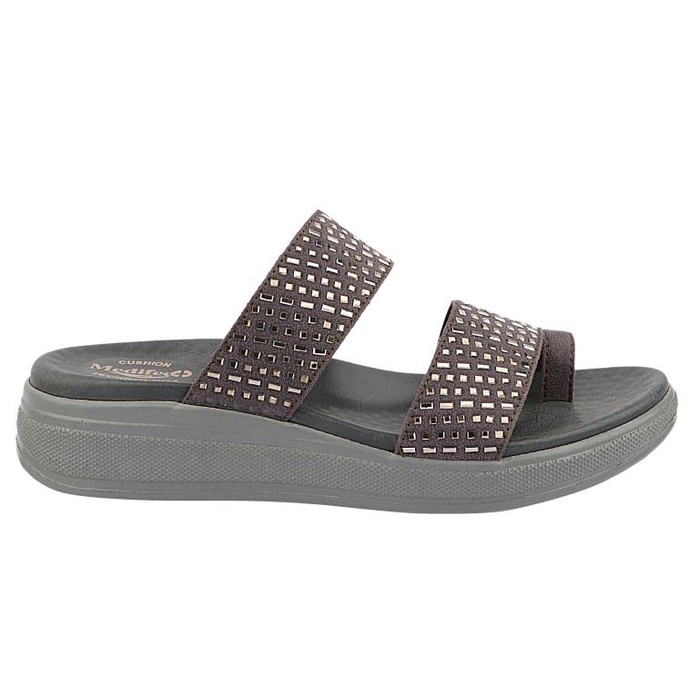 Image of Medifeet Women's On-Trend Double Strap Sandals