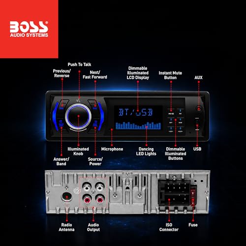 BOSS Audio 616UAB Bluetooth Stereo