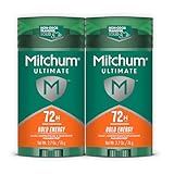 Mitchum Ultimate 72H Odor Protection Men’s Antiperspirant & Deodorant, Invisible Solid, Bold Energy, 2 pack