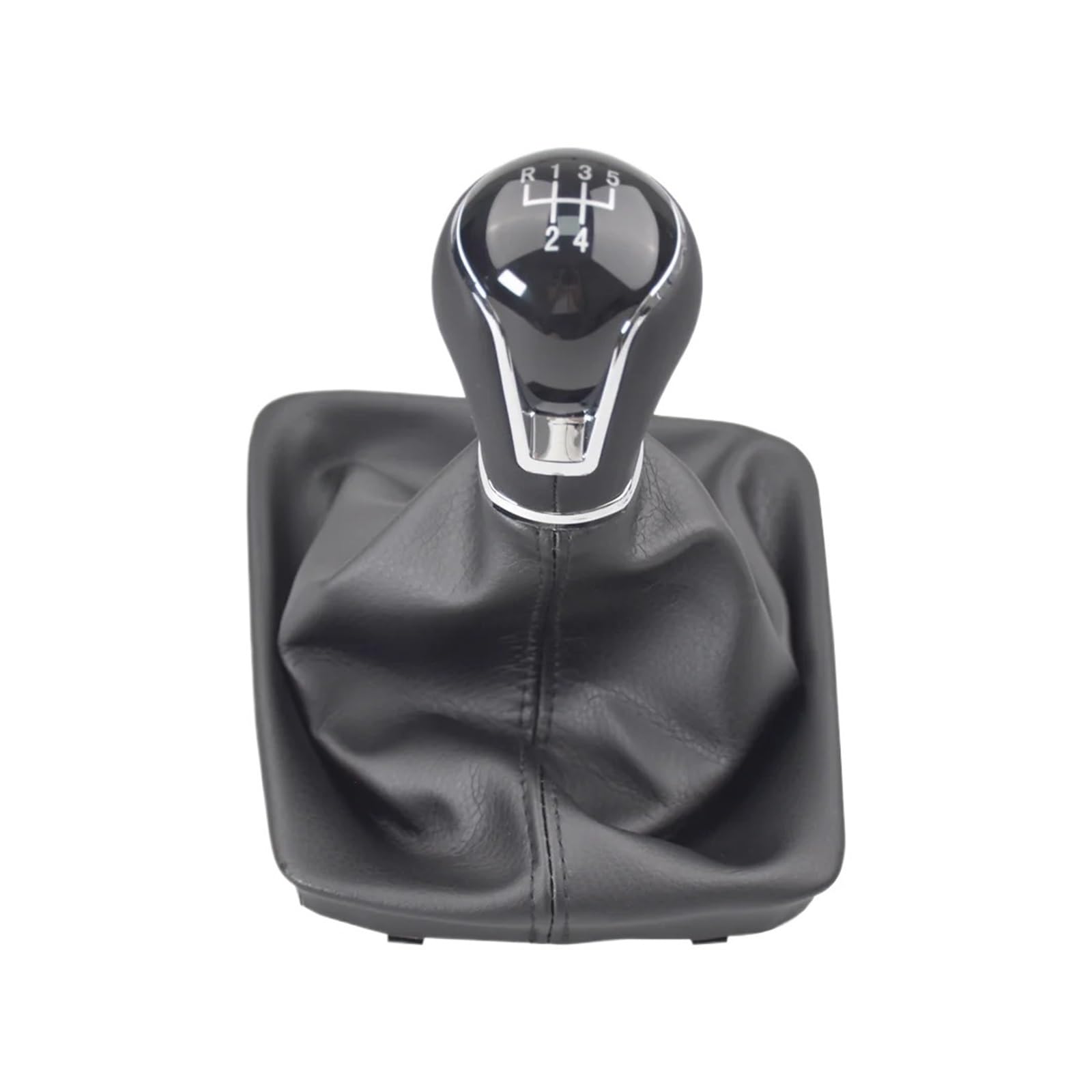 Qwqaab 5 Speed Manual Gear Knob For Seat For Leon Iii 3 Mk3 2012-2020 Lhd 11.75Mm 5/6 Speed Manual Gear Shift Knob Pu Gaiter Boot(5 Speed)