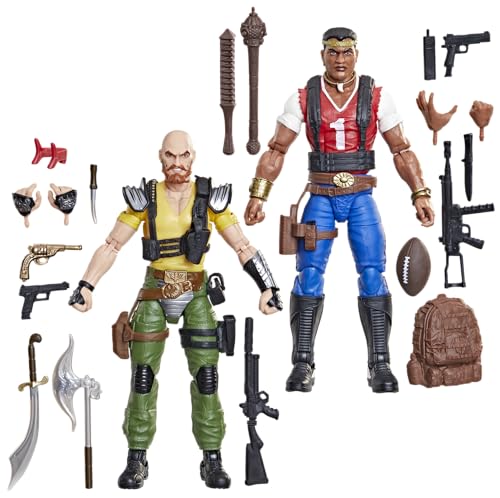 G.I. Joe Classified Series #193, David Red Dog Taputapu & Varujan Taurus Ayvazyan, Collectible 6 Inch Action Figure Set with 20 Accessories