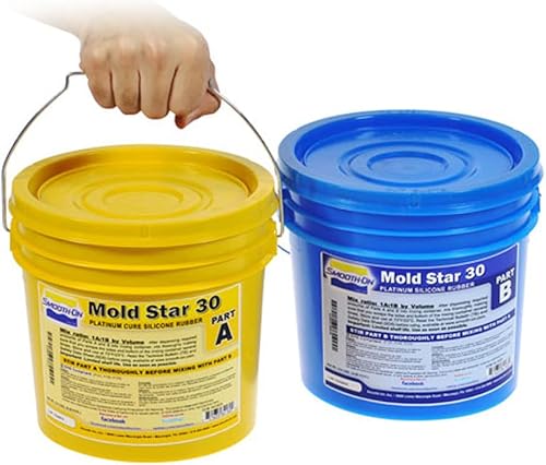 Miniatura 6 de Mold Star 30 - 1A1B Mix by Volume Platinum Silicone Rubber - Unidad de pinta