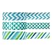 allydrew Floating Iceberg Washi Masking Tape (Set of 3), 10M L x 15mm W