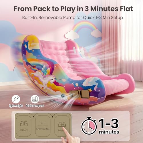 Image of Sensory Chair for Kids with Autism - Toddler Rocking Chair for Sensory Seeking, ADHD & Calming - Autism Sensory Products for Deep Pressure Therapy in Sensory Room, Birthday Gifts for Boys Girls