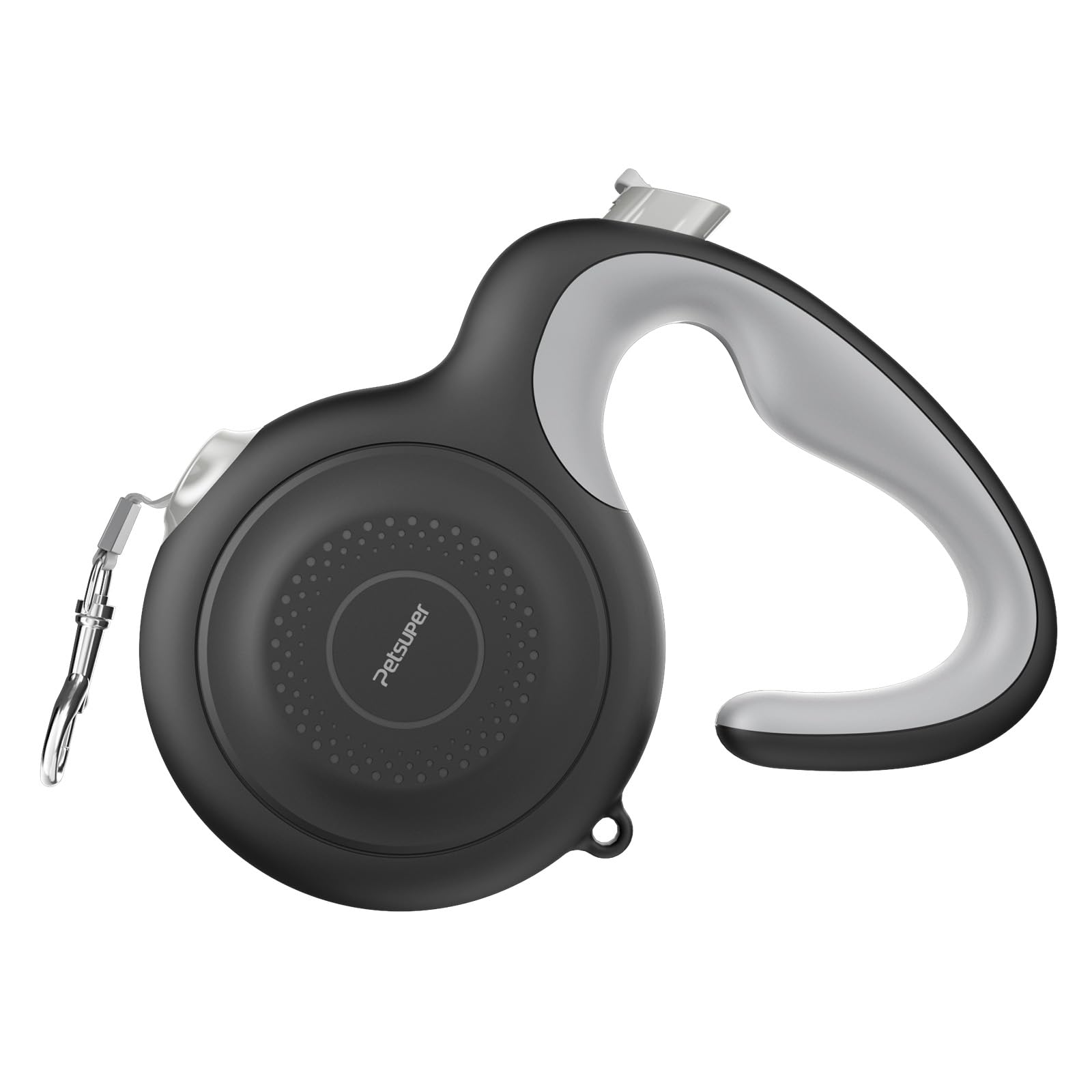 5M Einziehbare Hundeleine für kleine & mittelgroße Hunde | Automatische Bremse, Verriegelung, ergonomischer Griff & 360° verdrehsicher (Black, PL02)