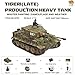 HOOBEN 1/10 Tiger I Late Production Michael Wittmann Heavy Tank WWII RC Tank RTR No.6619 (Master Painting 007 RTR)