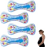 Reusable Perineal Cold Packs for Postpartum Recovery (4 Pack) - Gel Ice Pads, Soothing Relief After Vaginal Delivery (Blue)