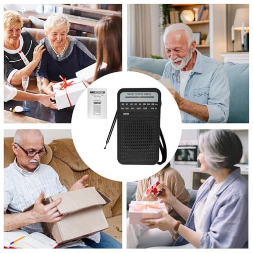 Radio portable et compacte à piles avec haut-parleur sans fil