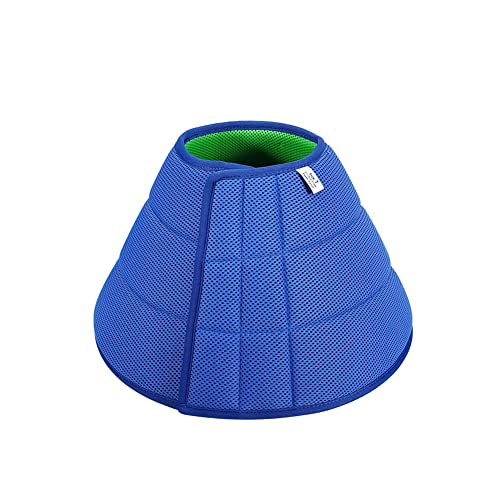 Dog Cone Collar After Surgery, Soft Pet Protective Neck Cone for Small Medium Large Dogs Cats, Breathable Anti-Bite/Lick Dog Recovery Collar Adjustable Puppy Quick Healing Elizabeth Collar(size:M)