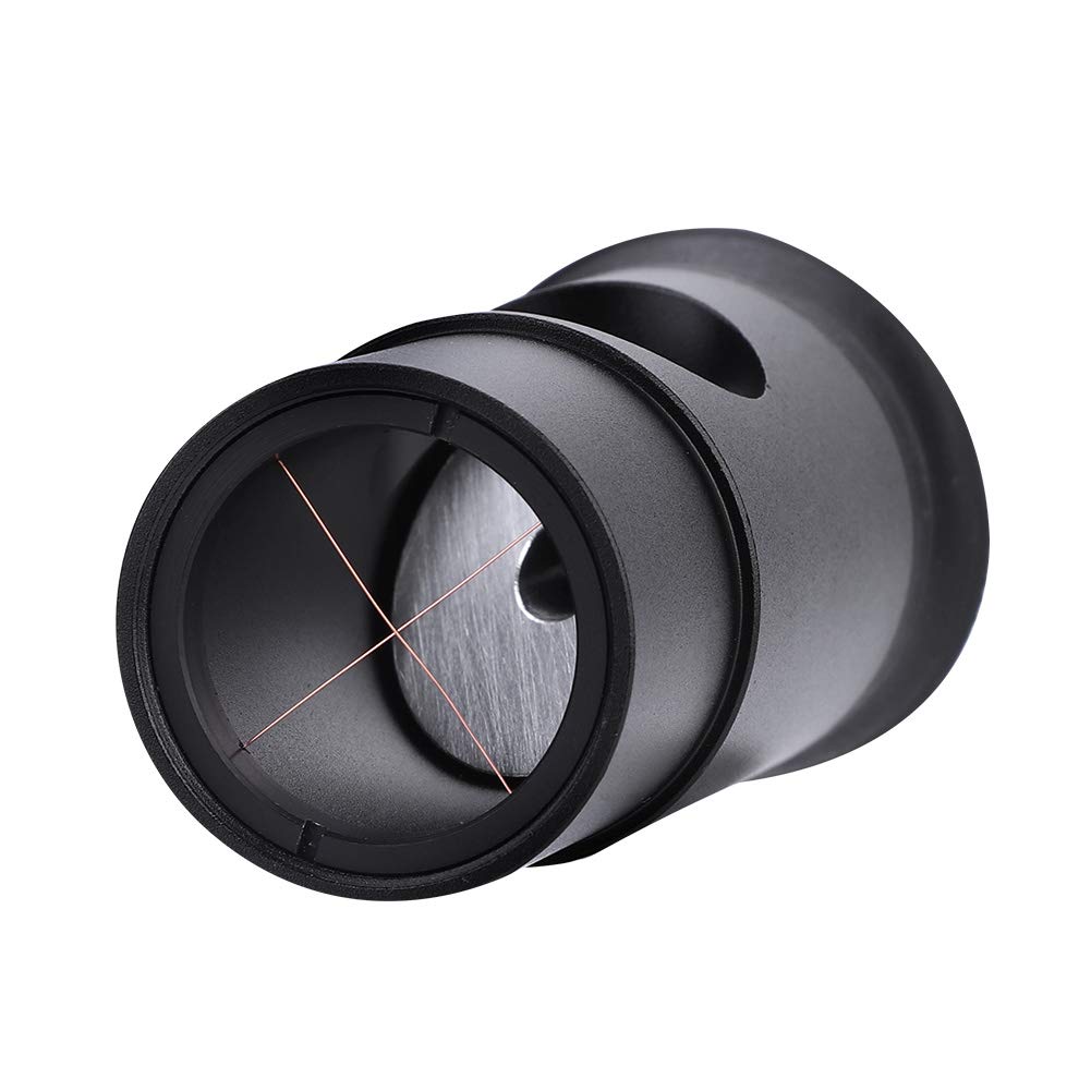 Oculaire de Visée 1,25 Pouce en Alliage d'Aluminium - Collimation Optique pour Télescope Astronomique - Accessoire Noir