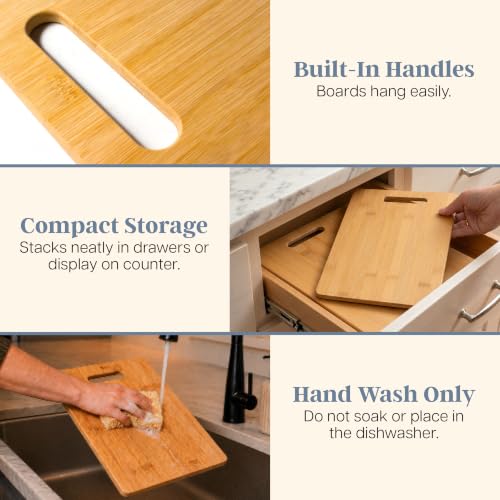 Set de 2 tablas de cortar de bambú Totally Bamboo miniatura 6