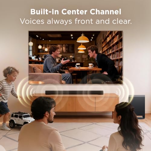 TCL S65K S Series 5.1 Channel Soundbar System with Dolby Atmos, DTS:X, Wireless Subwoofer, Wireless Surround Speakers, Bluetooth Music Streaming, and AI Sonic Auto Room Calibration - image 7
