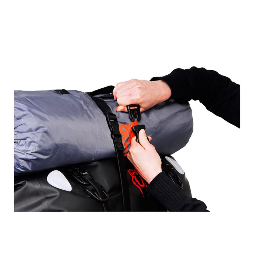 Cinghie ROK SW-MOTECH Regolabili 500-1500mm - Per Moto, ATV, Senza Ganci, Nero - Foto 2